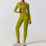 Women’s High-Waist 3-Piece Fitness Suit