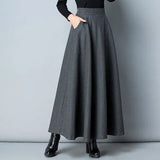 Women’s Mid-Length Tweed Swing Skirt