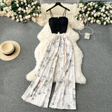 Floral Printed Pants Set