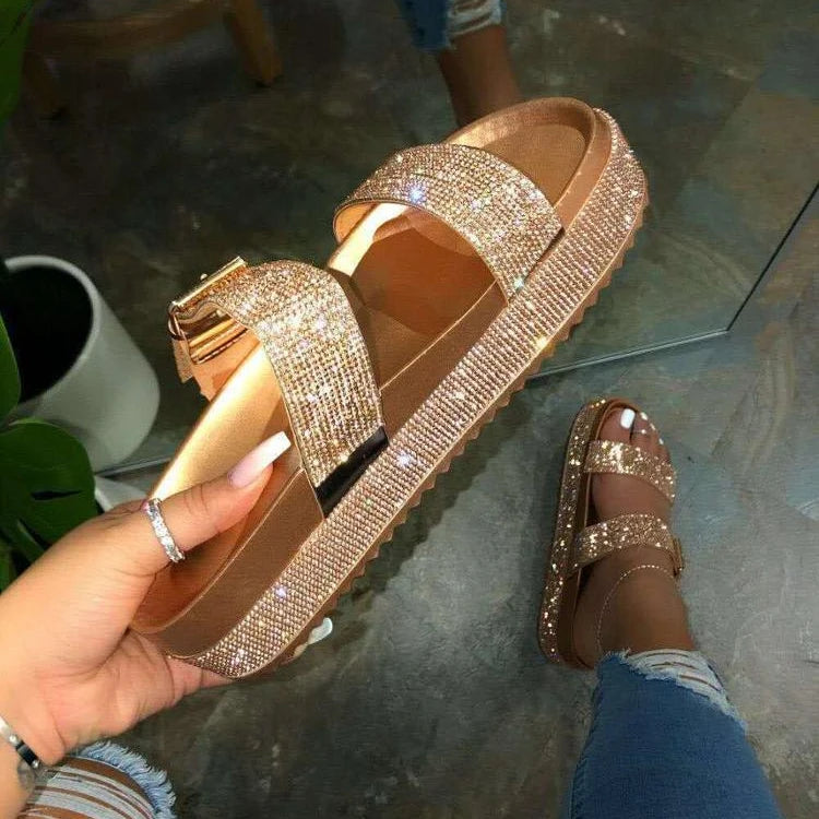 Thick Bottom Platform Sandals with Anti-Slip Cushioning
