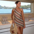 Women’s Strapless Crochet Mini Dress