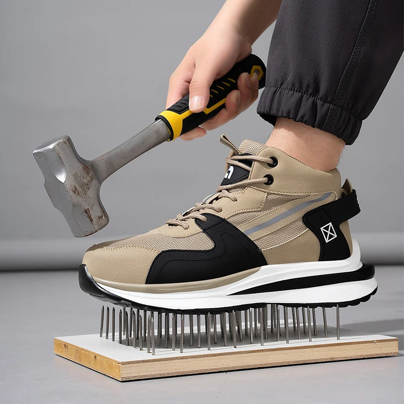 Men’s Anti-Smashing Lightweight Safety Work Boots