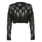 Lightweight Mesh Knit Pullover