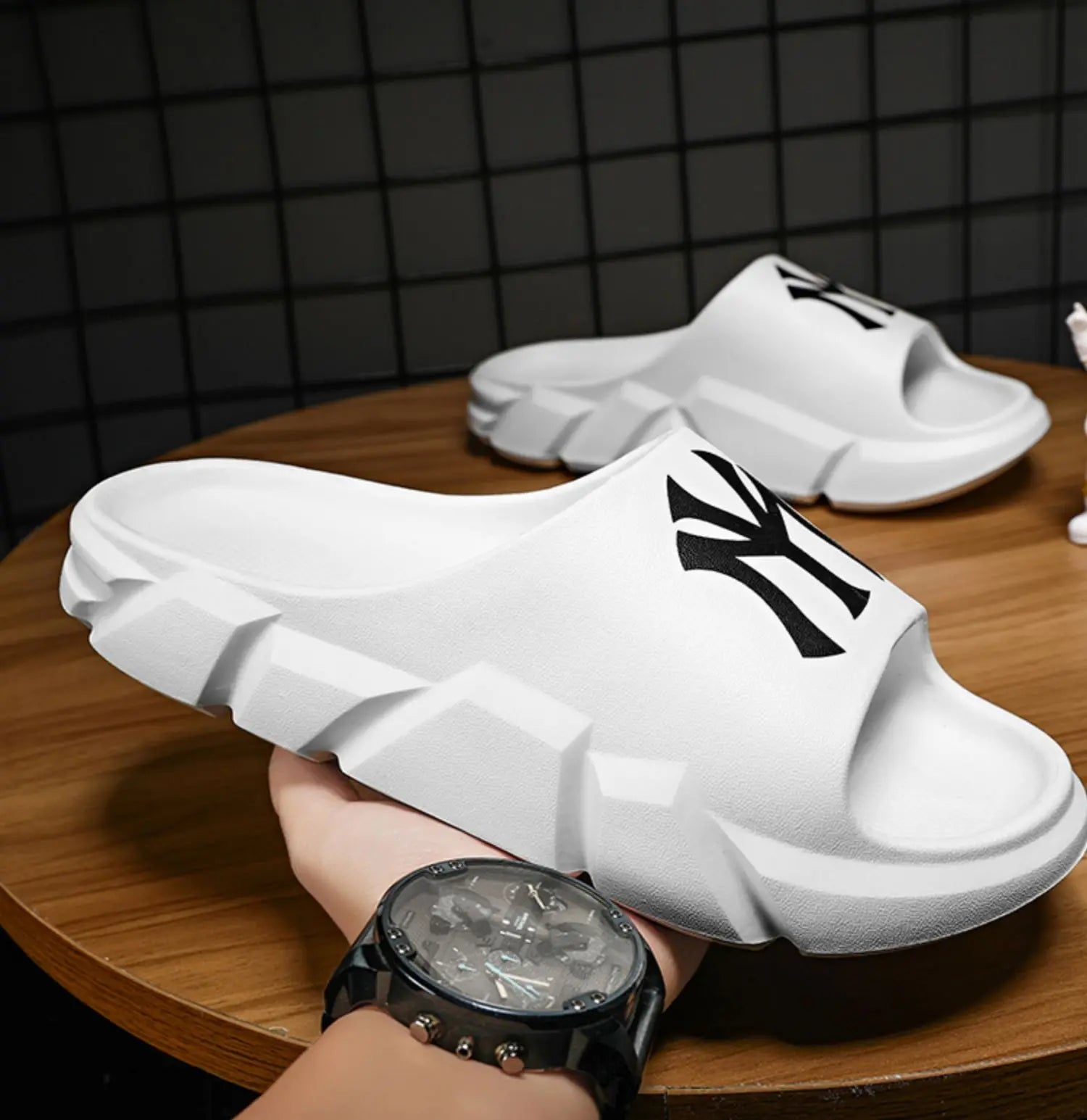 Luxury Outdoor PU Slippers