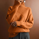 Women’s Korean High Neck Pullover Sweater