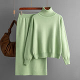 Women’s Turtleneck Sweater Dress Set