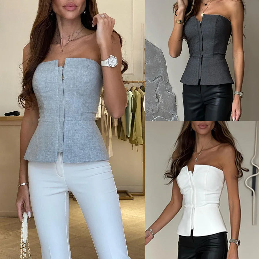 Women's Sexy One-Collar Tank Top