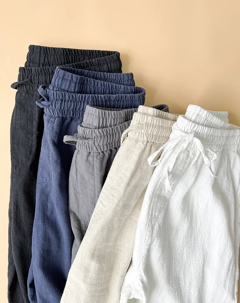 Men’s Lightweight Cotton-Linen Pants