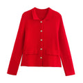 Knitted Casual Fashion Cardigan Sweater for Women