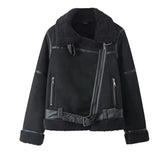 Women’s Fur Leather Winter Coat