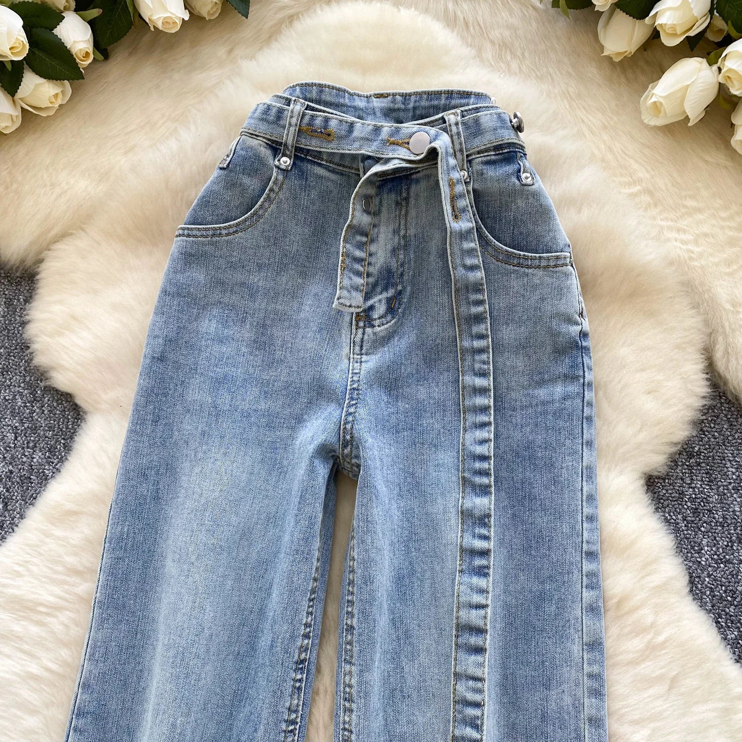 Women's High-Waist Denim Jeans