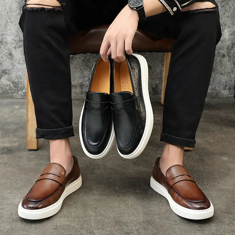 Men’s Slip-On PU Leather Shoes
