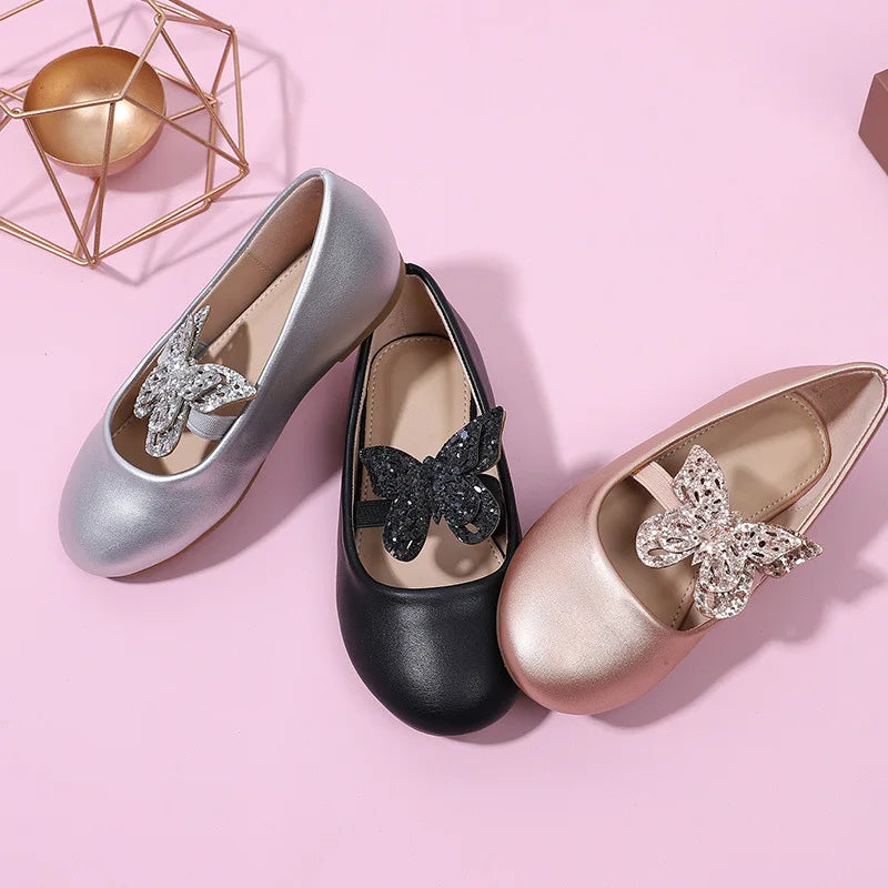 Princess Butterfly Knot Mary Jane Flats