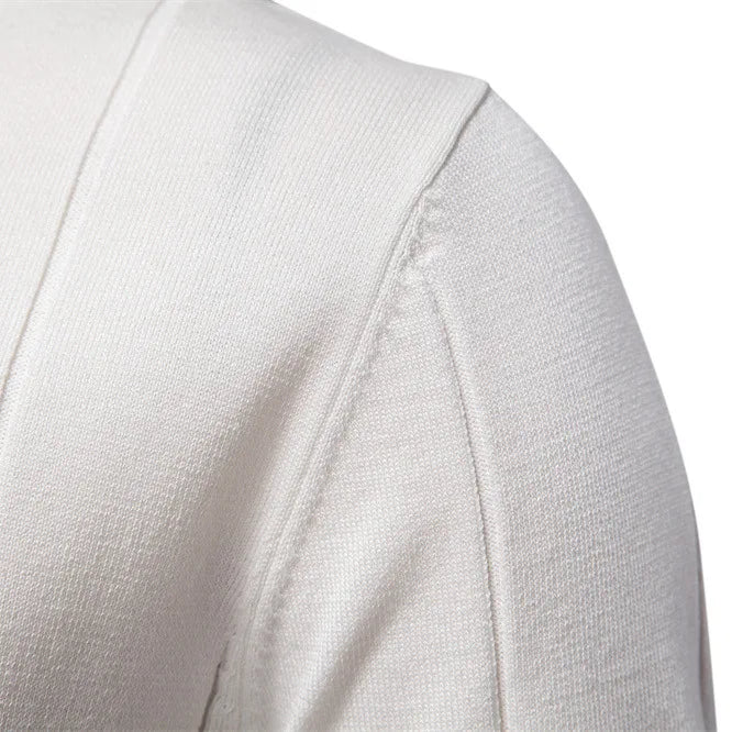 Men’s Breathable Knitted Polo Shirt