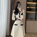 Slim Elegant A-Line Mini Dress
