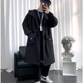 Men’s Hooded Long Trench Coat