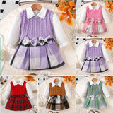 Children's Skirt Suit Girl Baby Girl  three pieces for winter season