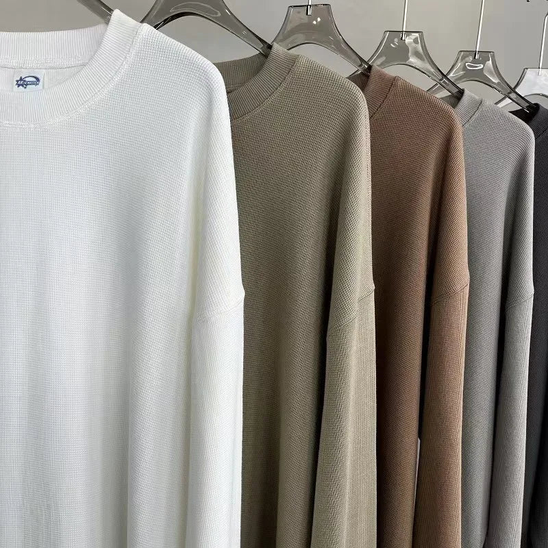 Men’s Oversized 100% Cotton Long-Sleeve Shirt