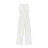 Vintage Sleeveless Chiffon Playsuit