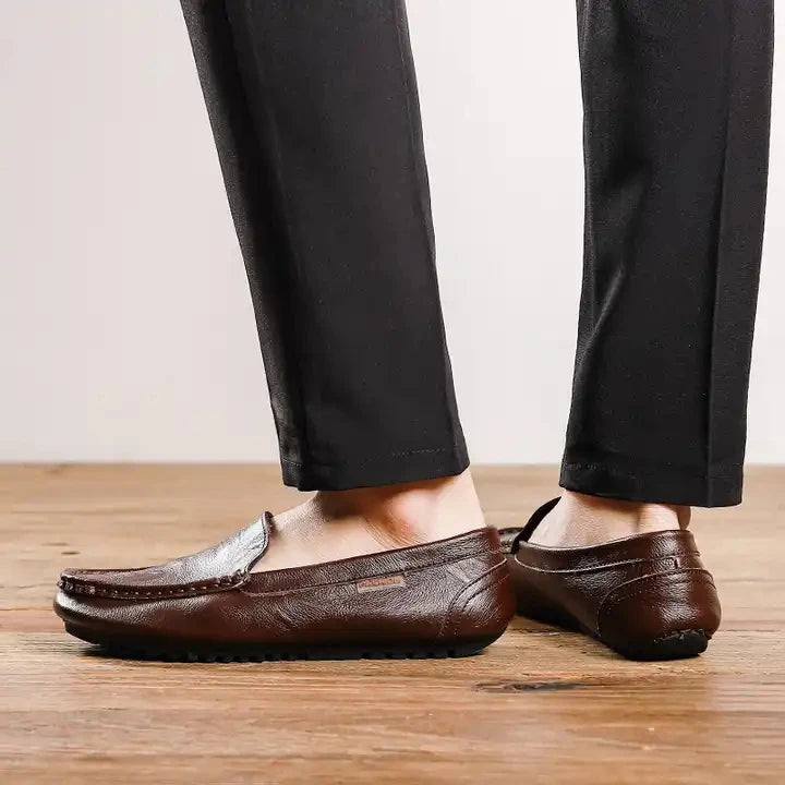 Cow Leather Walking Loafers