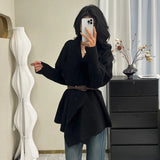 Women’s Belted Knit Cardigan Coat