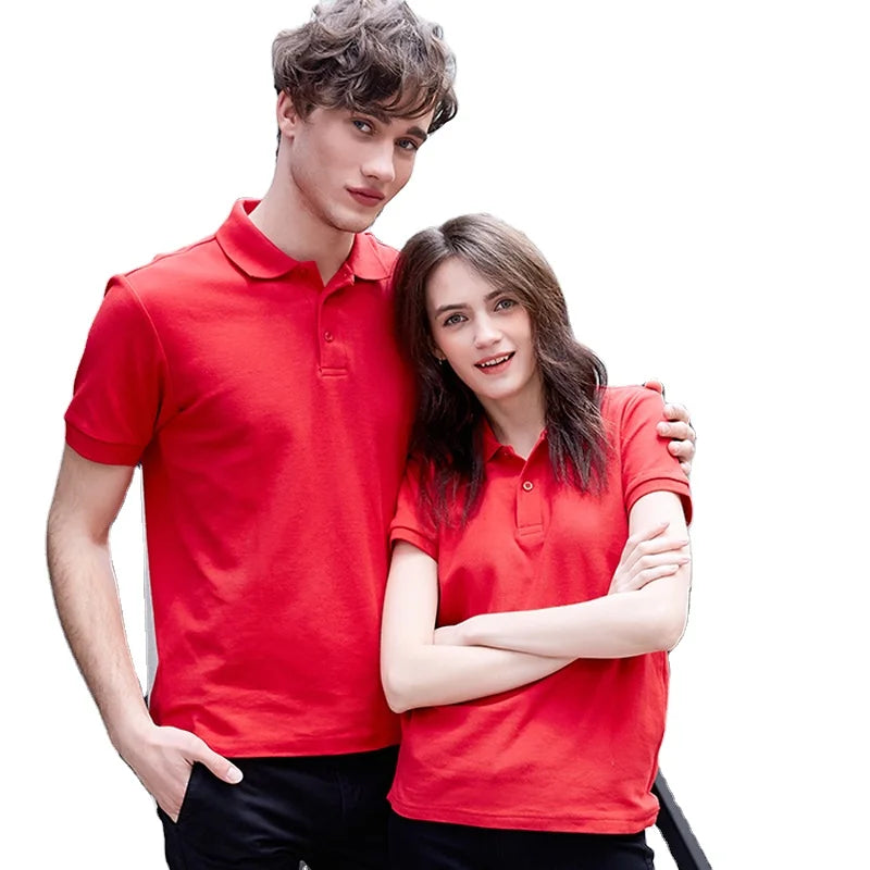 Classic V-Neck Polo Tee