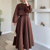 Women’s Modest Two-Piece Skirt Set