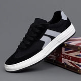 Men’s Lace-Up Mesh Casual Sneakers