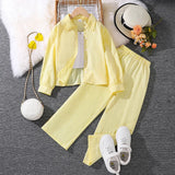 Girls' Striped Clothing Set