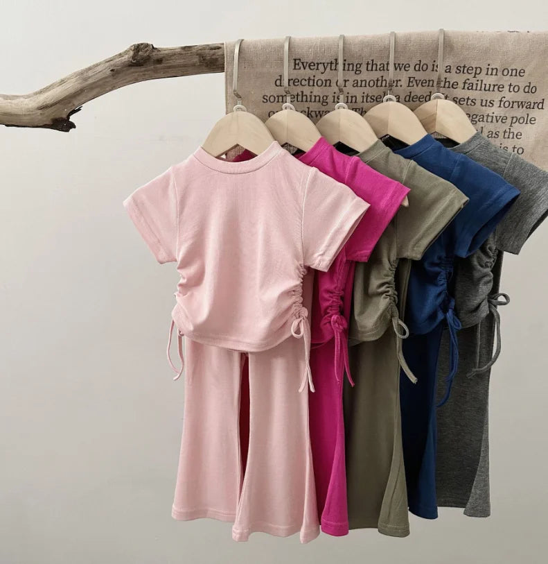 Kids Round Neck Two-Piece Set