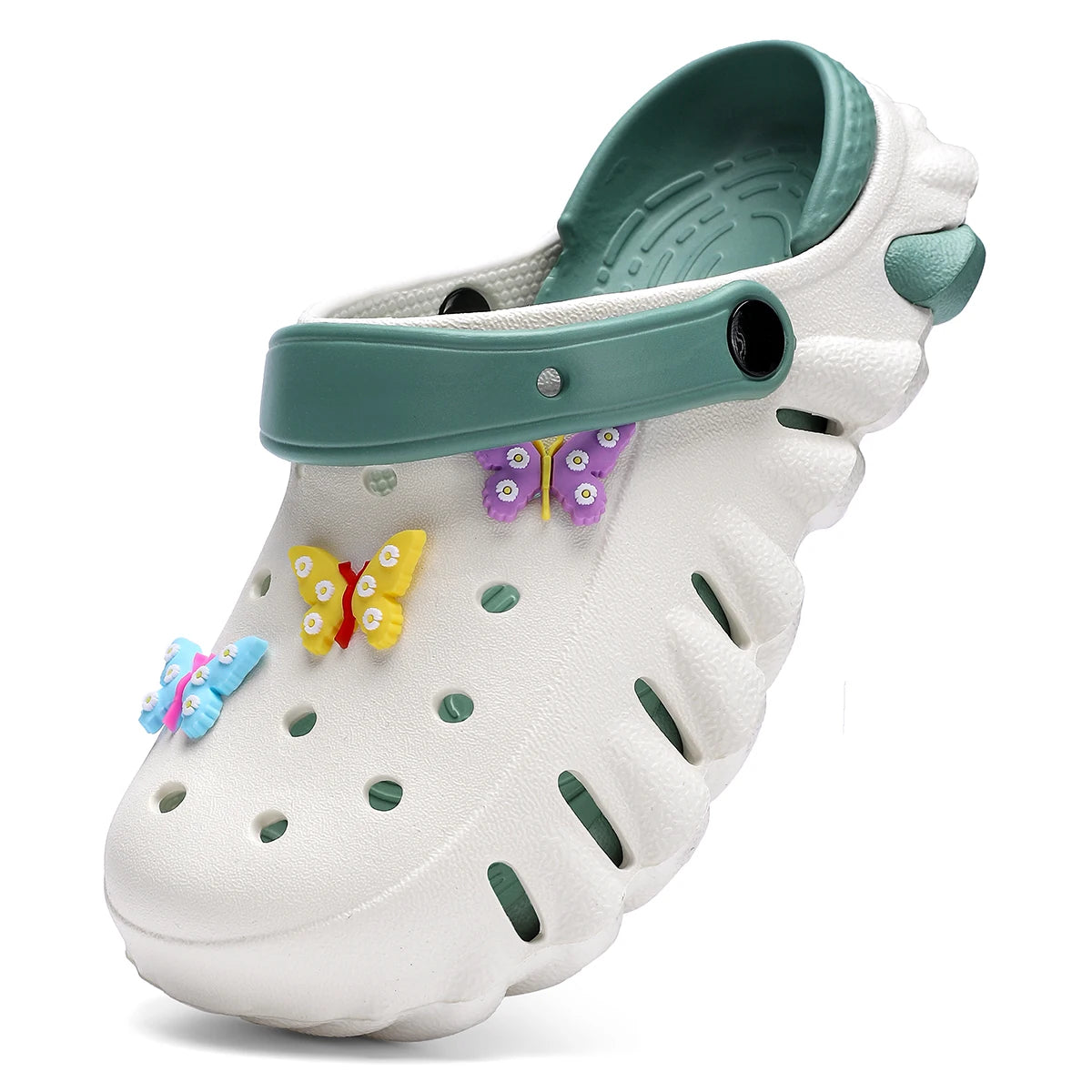 Clogs Shoes With Cartoon Charms