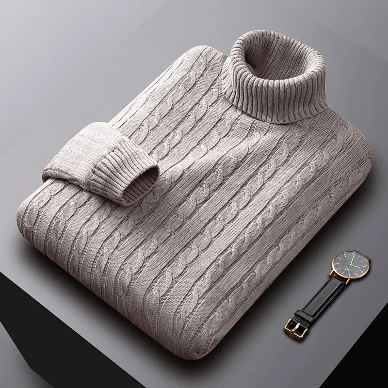 Men's High Neck Sweater  foer winter