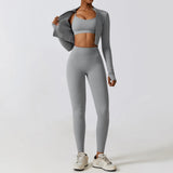 Women’s High-Waist 3-Piece Fitness Suit