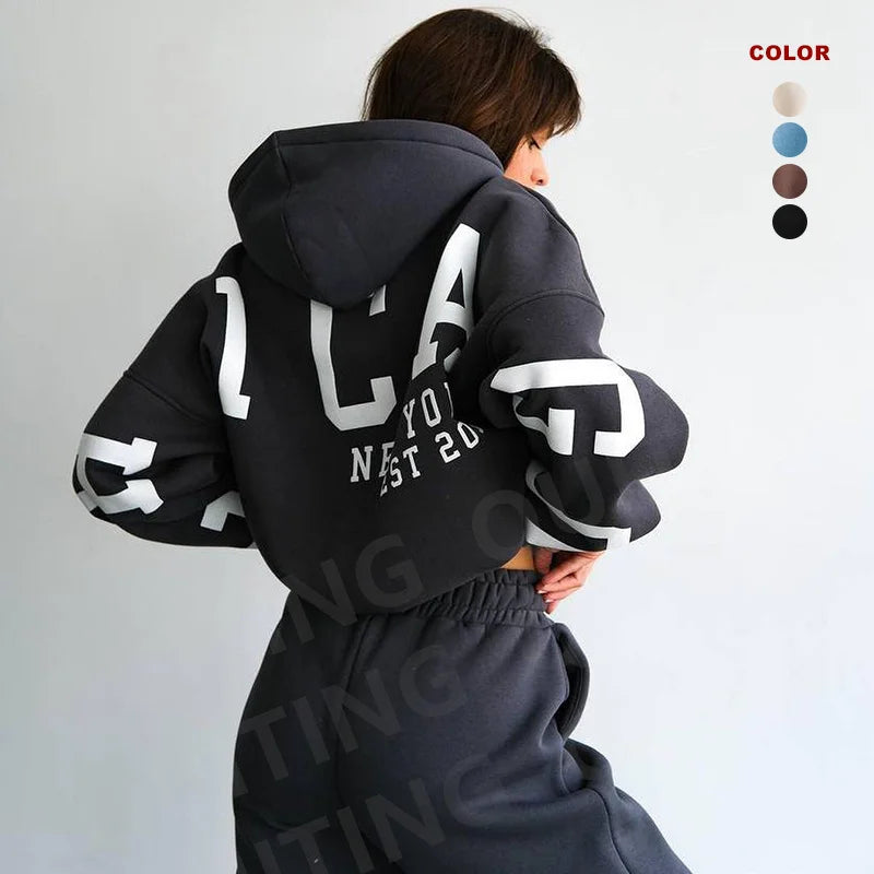 Women’s Hoodie & Sweatpants Tracksuit