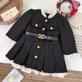 kids thickened warm dress for winter season
