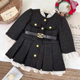 kids thickened warm dress for winter season