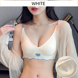 Wirefree Colorful Heart Bra