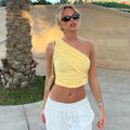 One Shoulder Streetwear Top