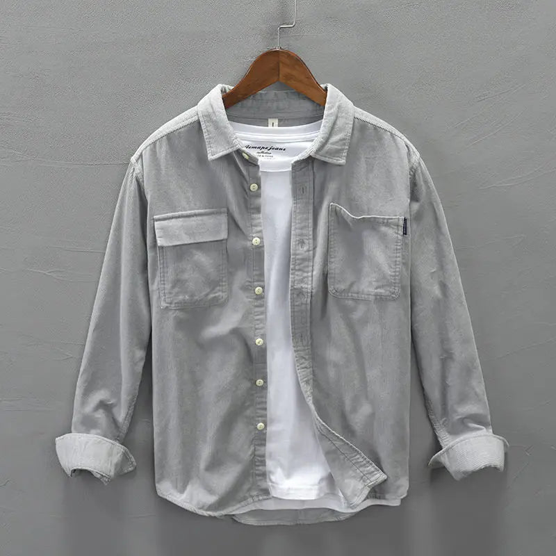 Men's Cargo Jacket Casual  for autumn season
