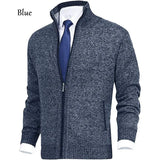 Men Autumn Winter Knitwear Long Sleeve Turtleneck Zipper Neck for winter season