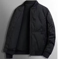 Men's  Plus Size Solid Color Thick Jacket Coat for winter season