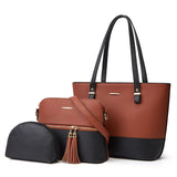 Four-Piece Luxury PU Leather Handbag Set for Women