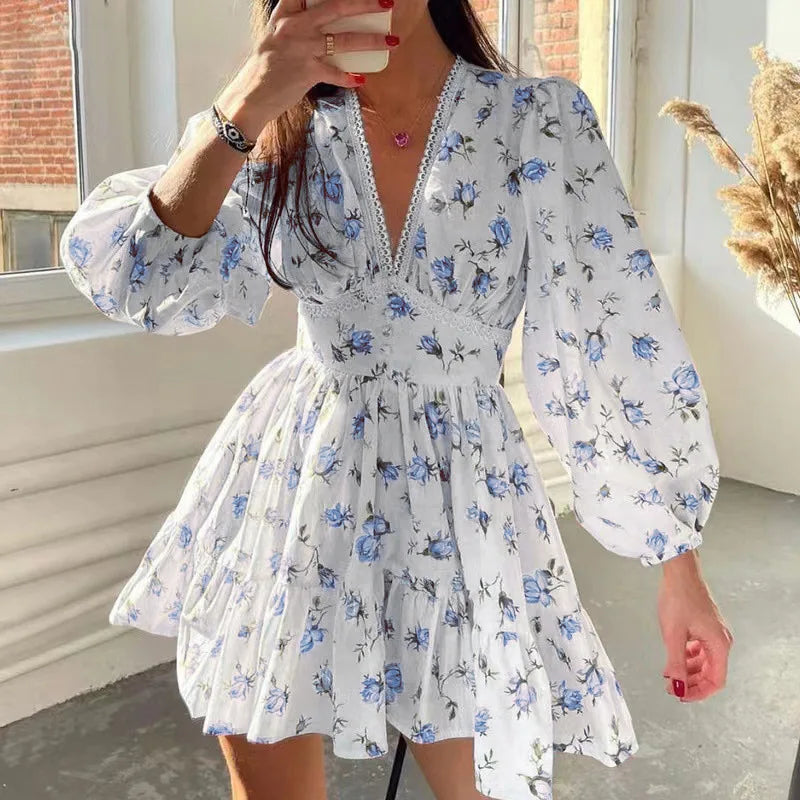 Women’s Floral Print Mini Dress