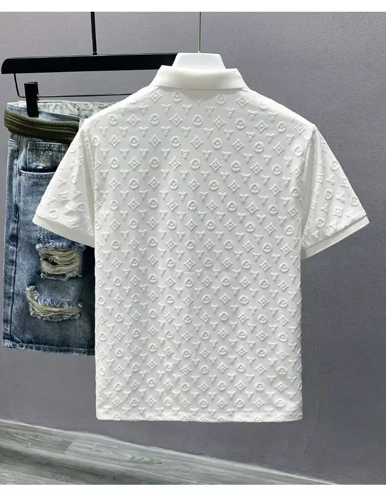 Vintage Jacquard Polo Shirt
