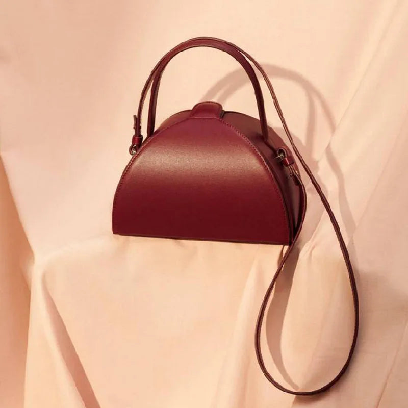 Luxury Semicircle Crossbody Handbag for Women