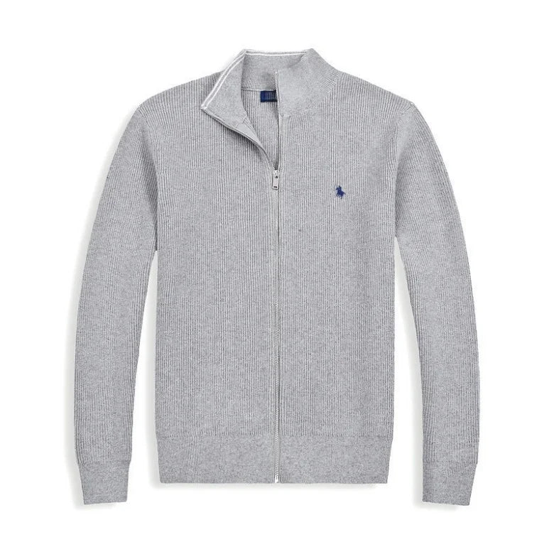 Men’s Cashmere Blend Long Sleeve Cardigan