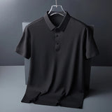 Men’s Summer Solid Color Business T-Shirt