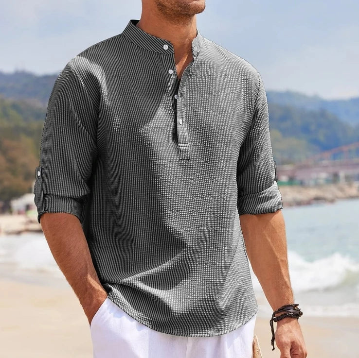 Men’s Casual Solid Shirt