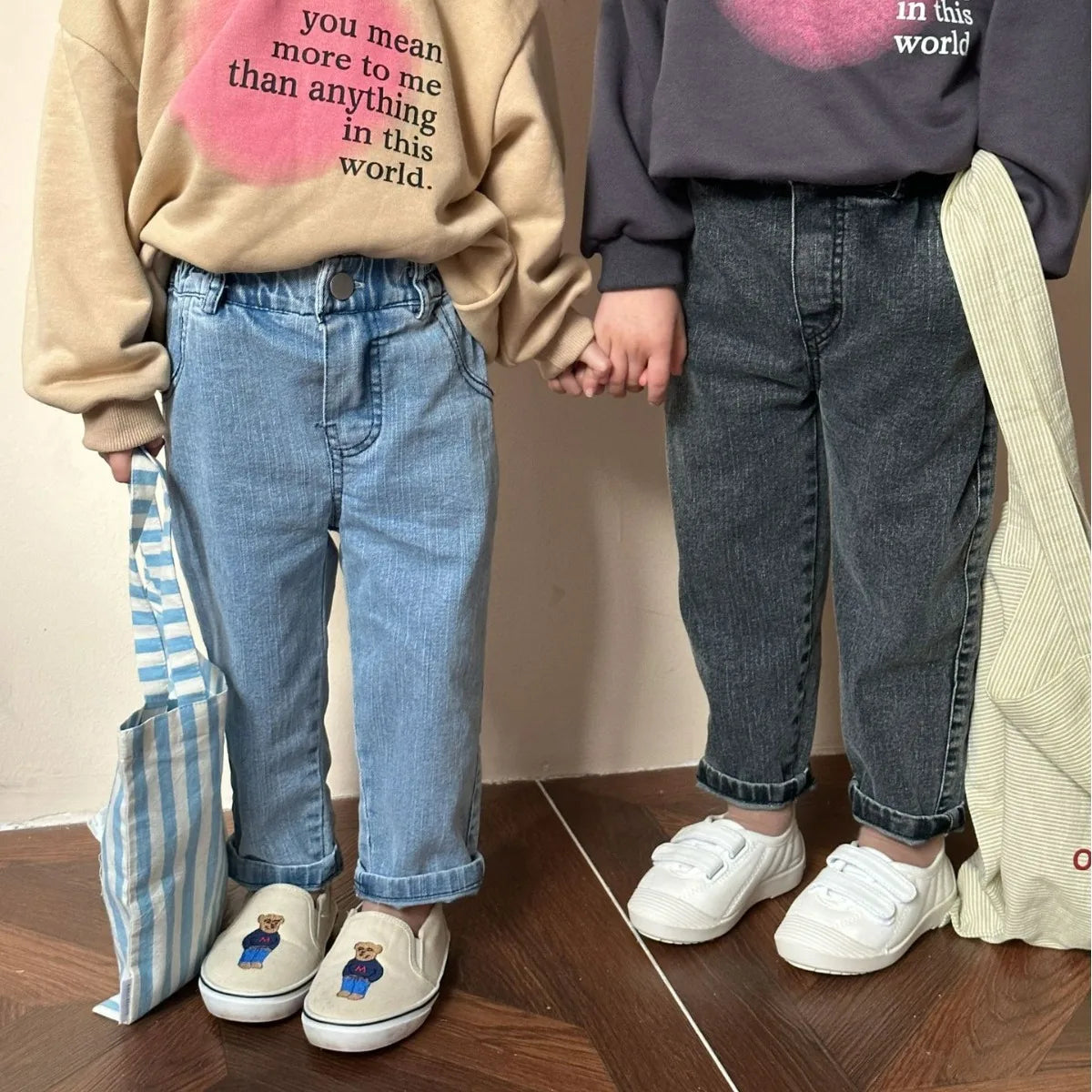Boys & Girls Pipe Jeans