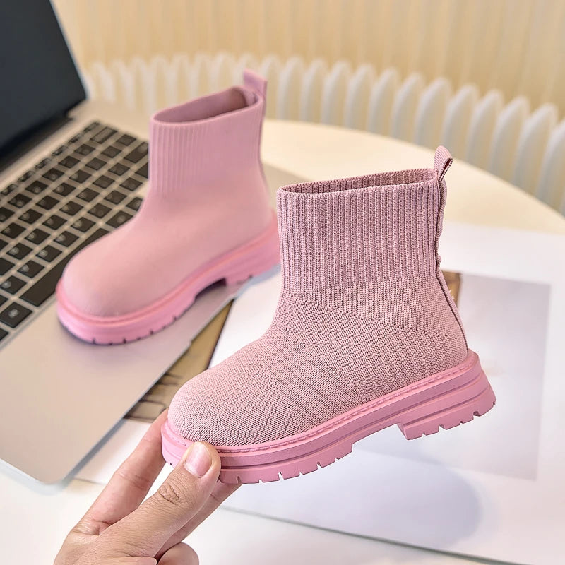 Kids’ Trendy High-Quality Winter Ankle Boots